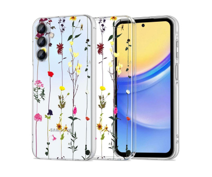 Etui do telefonów Tech-Protect Flexair+ do Samsung Galaxy A35 5G Garden Floral